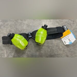 NEW Runner’s Hydration Belt 2-Bottles ‘Nathan’ Speed Demon 16 oz Capacity
